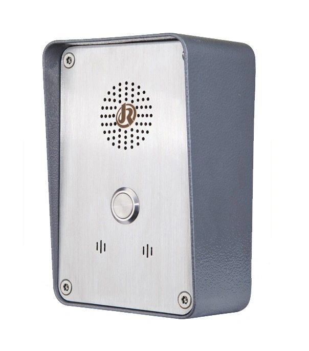 Stainless Steel Rugged Door Intercom, Vandal Resistant Emergency Call Box for Elevator, ATM, Parking Lot