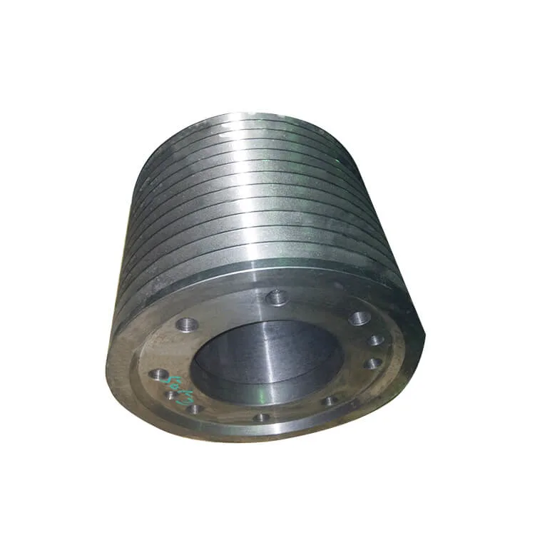 Densen Customize Steel Forged Machining Elevator Wheel, Lift Spare Parts Traction Wheel Manufacturer