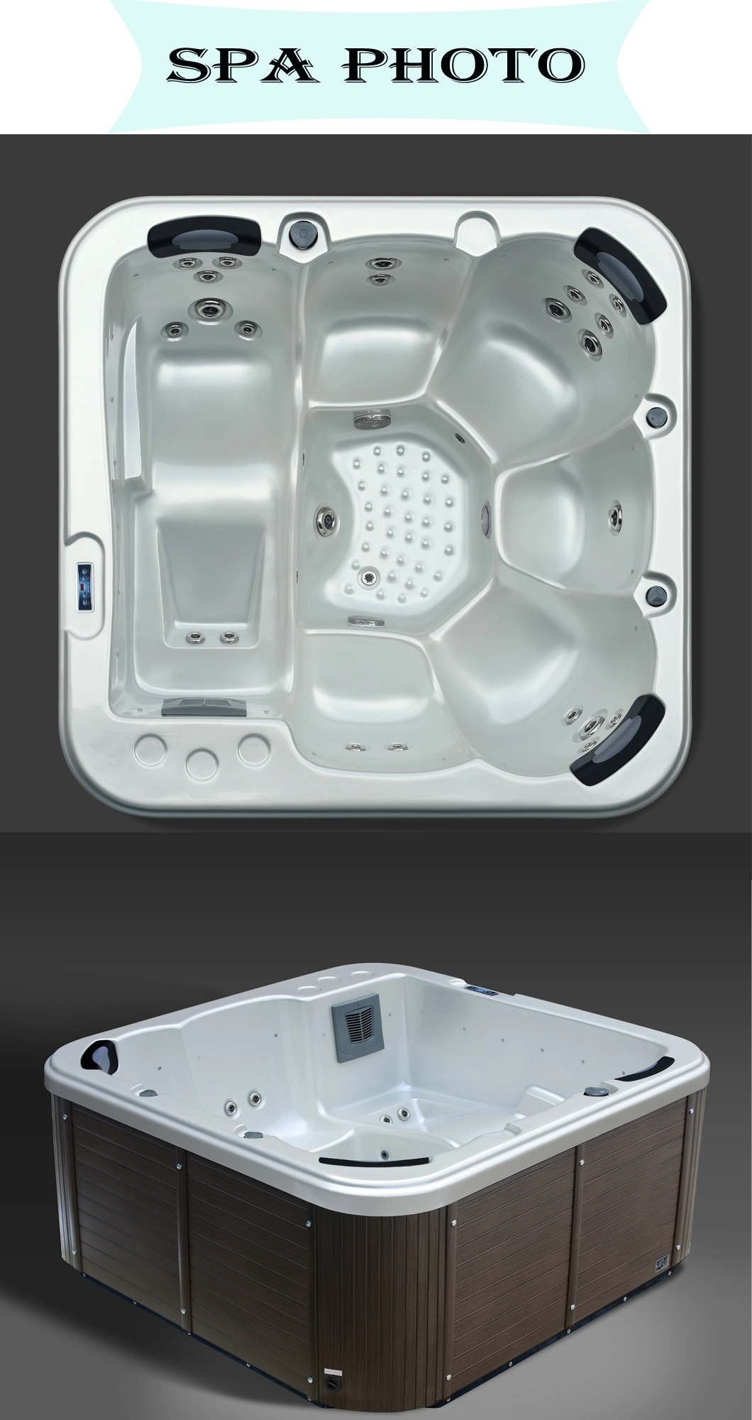 Hot Tub/SPA Bath Tub/Whirlpool Massage Jacuzzi Outdoor Freestanding Bathtub