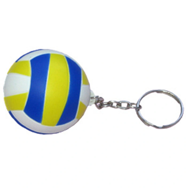 Keychain Stress Ball PU Toy, PU Keychain, Football Keychain, Promotional Gift Basketball Keychain