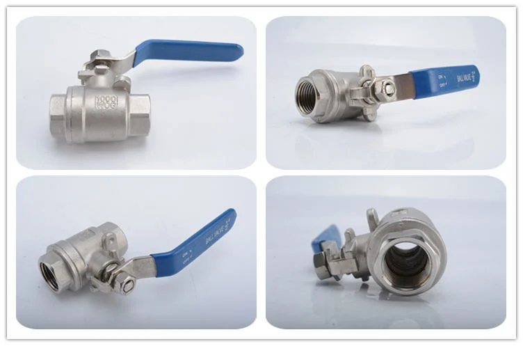 Stainless Steel CF8 CF8m Industrial Floating Ball Valve with Mounting Pad.