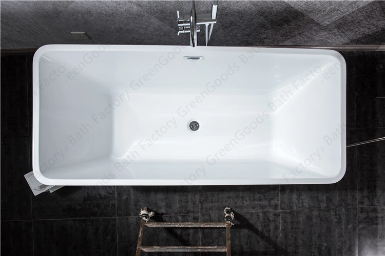 Indoor Small Sizes Acrylic Bath Tub Freestanding Bathtub 1400 mm