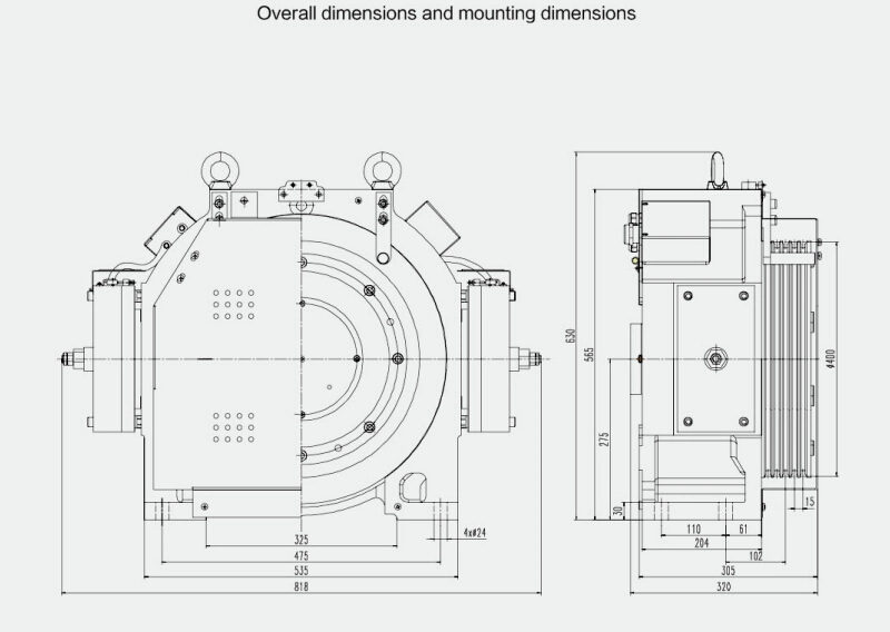 Elevator Traction Machine, Gearless Elevator Traction Machine