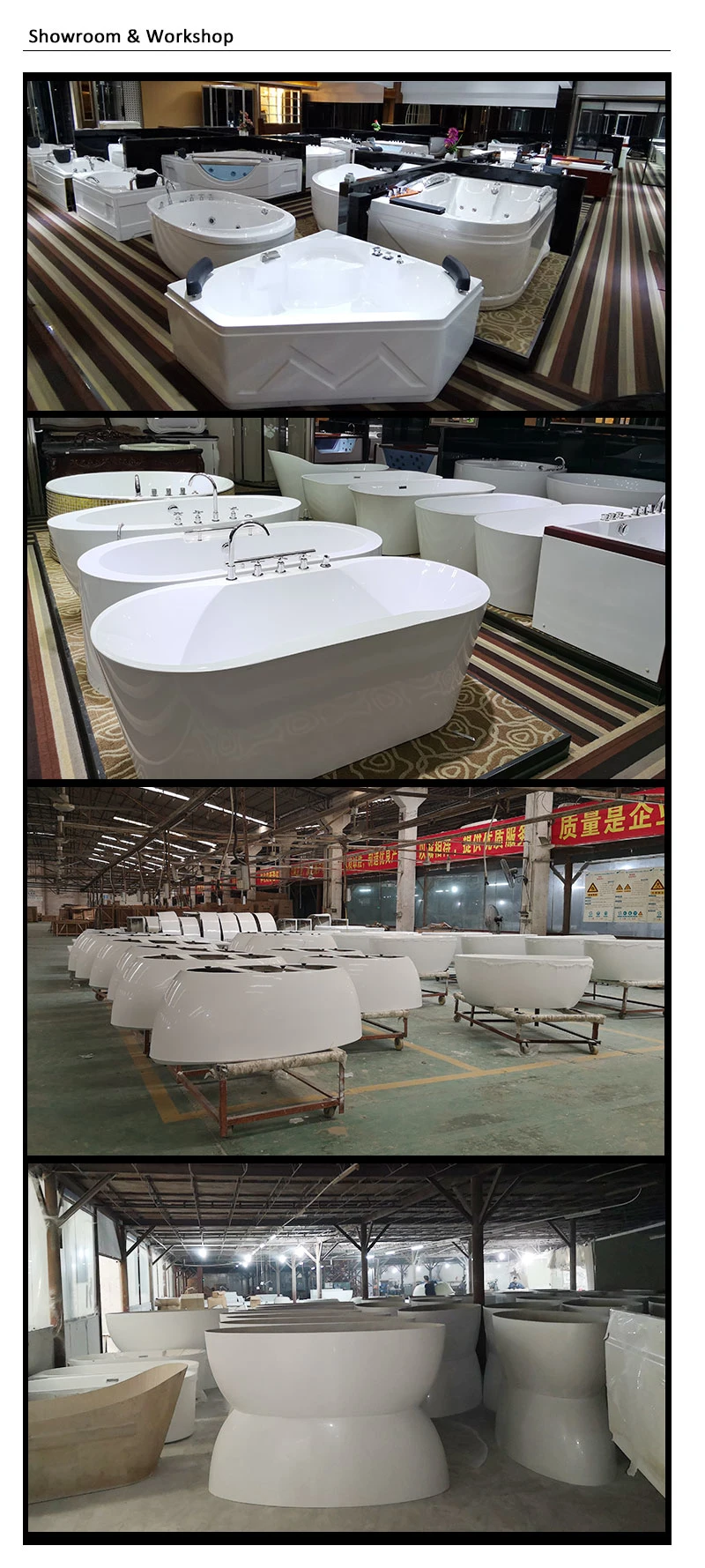 Channing Modern Round Hot Tub High Quality Acrylic Freestanding Tubs Deep Soaking Bathtub (QT-Y001)