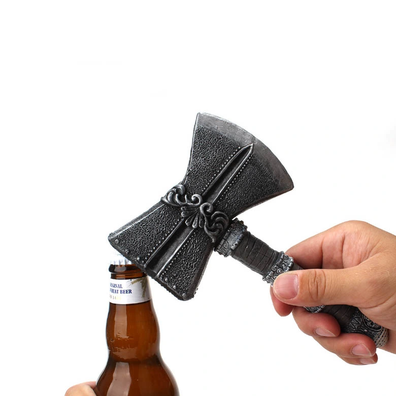 Customized Resin Mjolnir Hammer of Thor Shaped Beer Bottle Opener