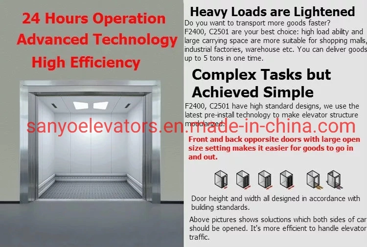 Best Quality Competitive Price Freight Elevator Car Elevator Cargo Lift Goods Lift