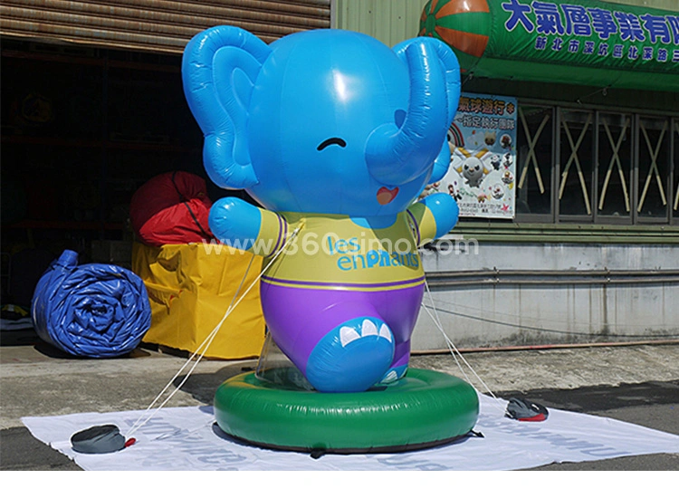 Customized Cartoon Elephant Model Inflatable Elephant Cartoon / Inflatable Night Elephant for Event