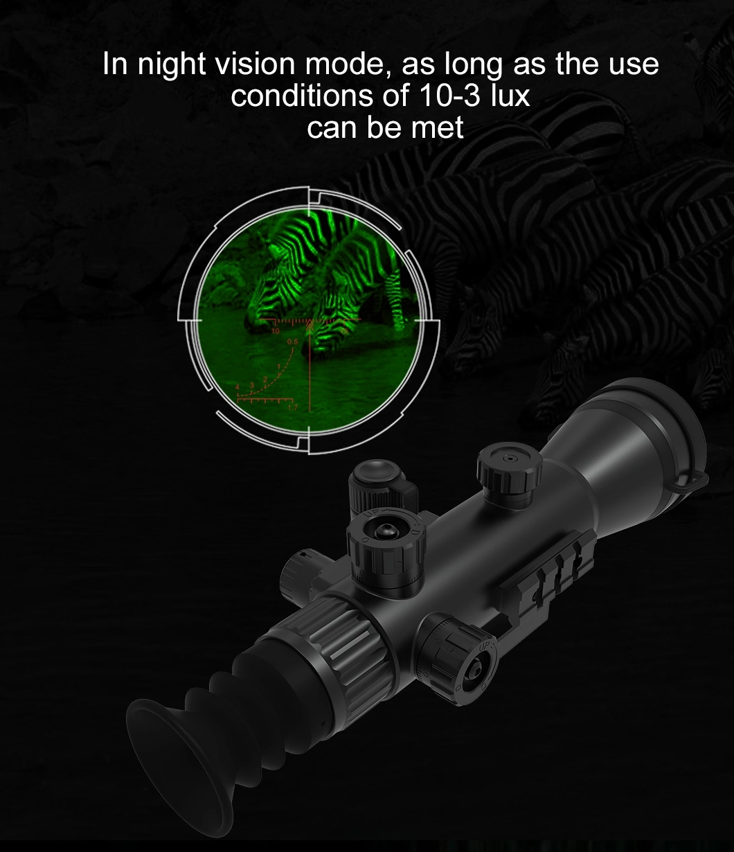 Factory Directly Supply Gen2 Night Vision Rifle Scope Weapon Sight Military Infrared Night Vision Scope