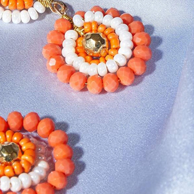 Bohemian Beads Long Earrings Ethnic Style Drop Earings Fashion Jewelry Femme Elegant Gold Color Starfish Earrings Statement Alloy Ocean Sea Star Earings