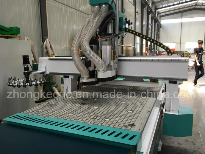 Auto Loading Unloading Automatic Tool Change CNC Router