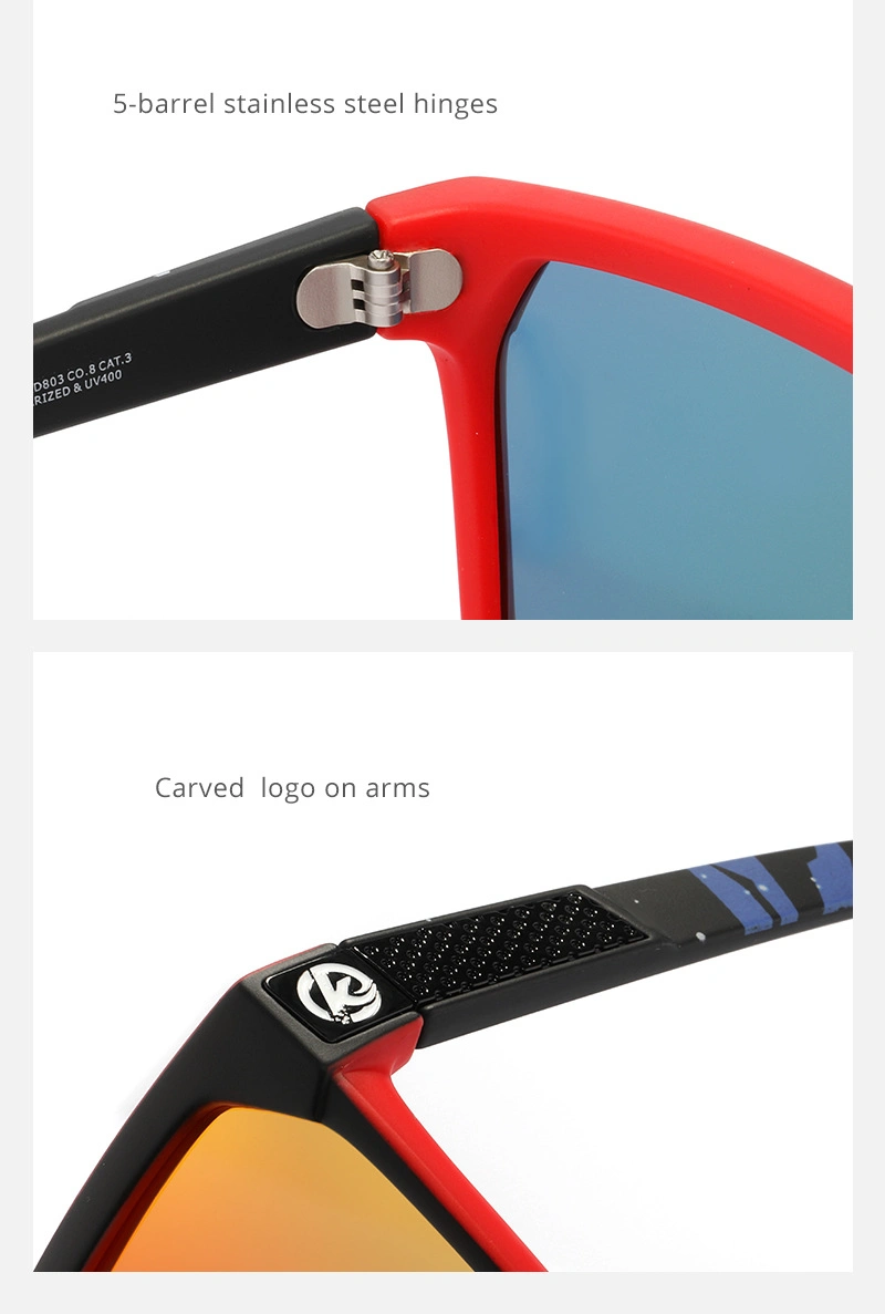 Kenbo Eyewear 2021 Stylish Oversized One-Piece Windshield Color Film Polarized Sunglasses for Outdoor Cycling