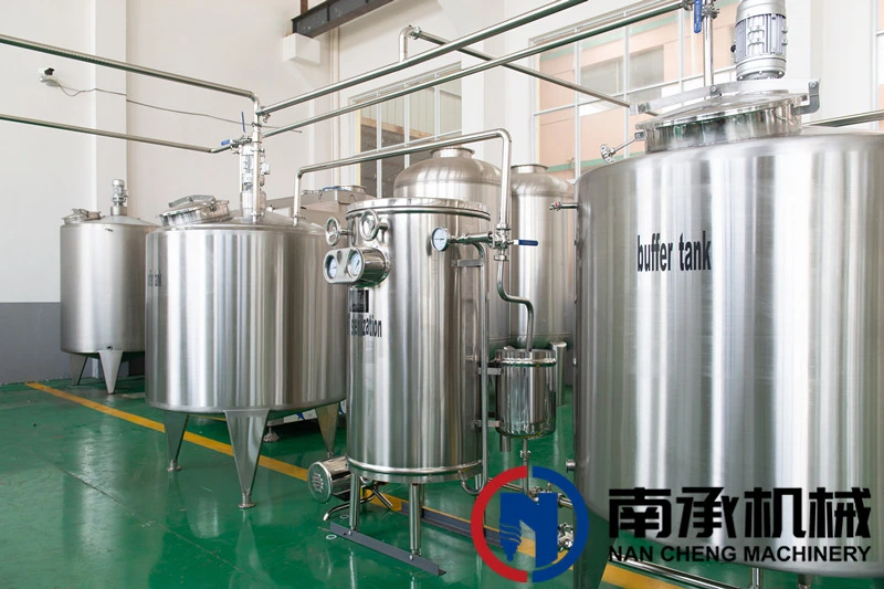 Full Automatic Carbonated Soft Beverage Drinks Making Machine for Pet Glass Can Bottle