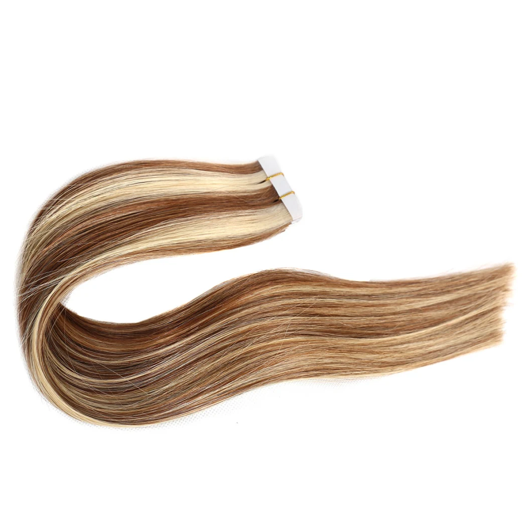 High Grade Tape in Hair Extensions, Piano Color Human Hair Tape Hair