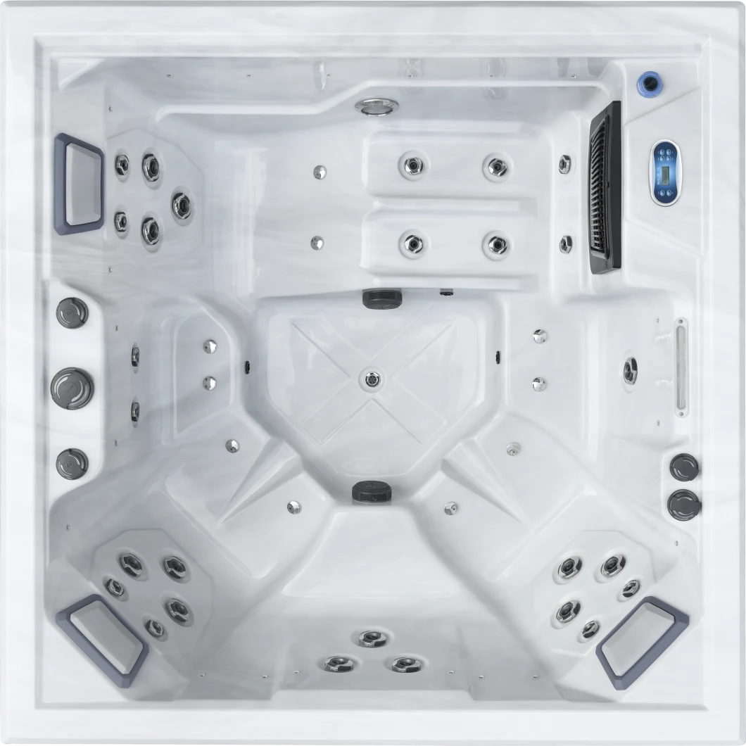 Pearl Whirlpool Tub Double Jacuzzi Drop in Tub