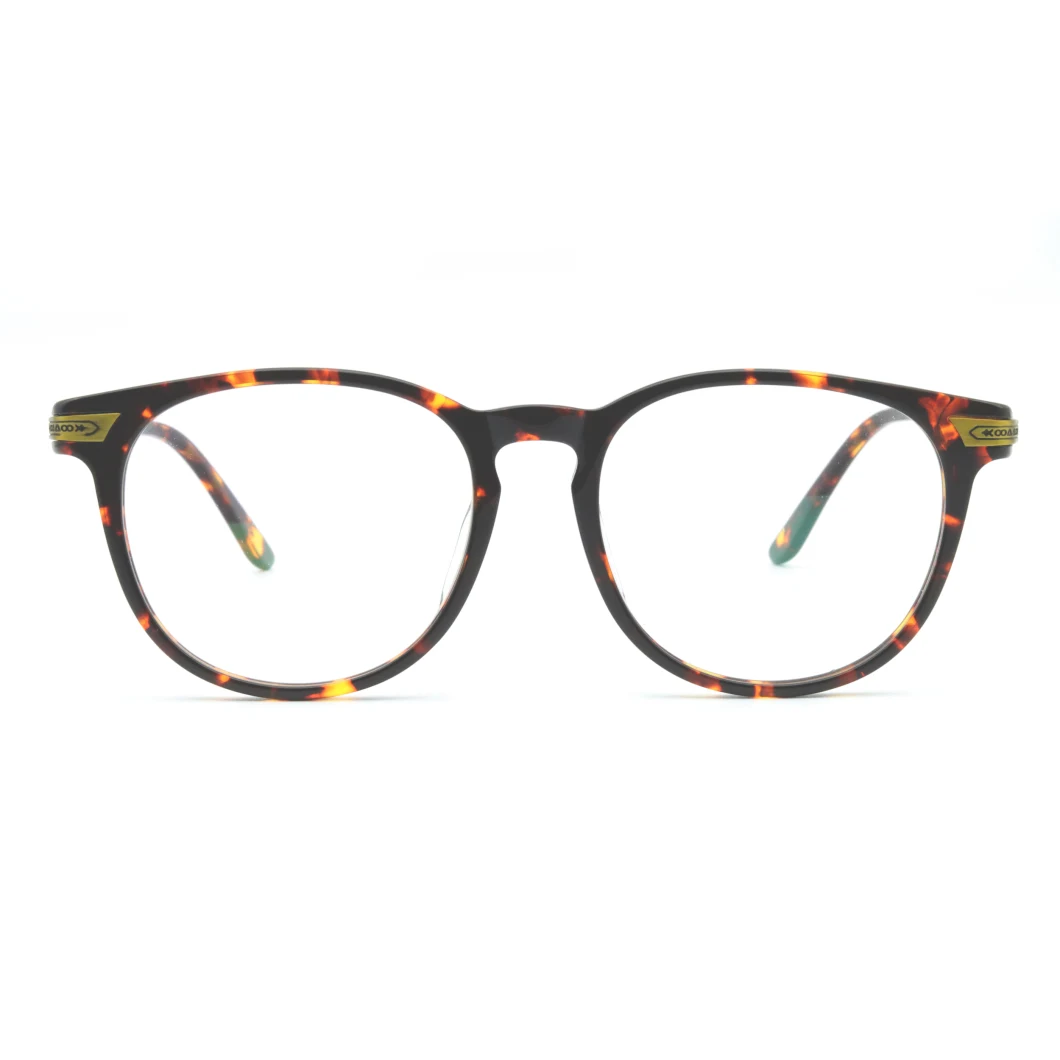 High Quality Metal Frames Acetate Frame Optical Glasses Eyeglasses Comfortable