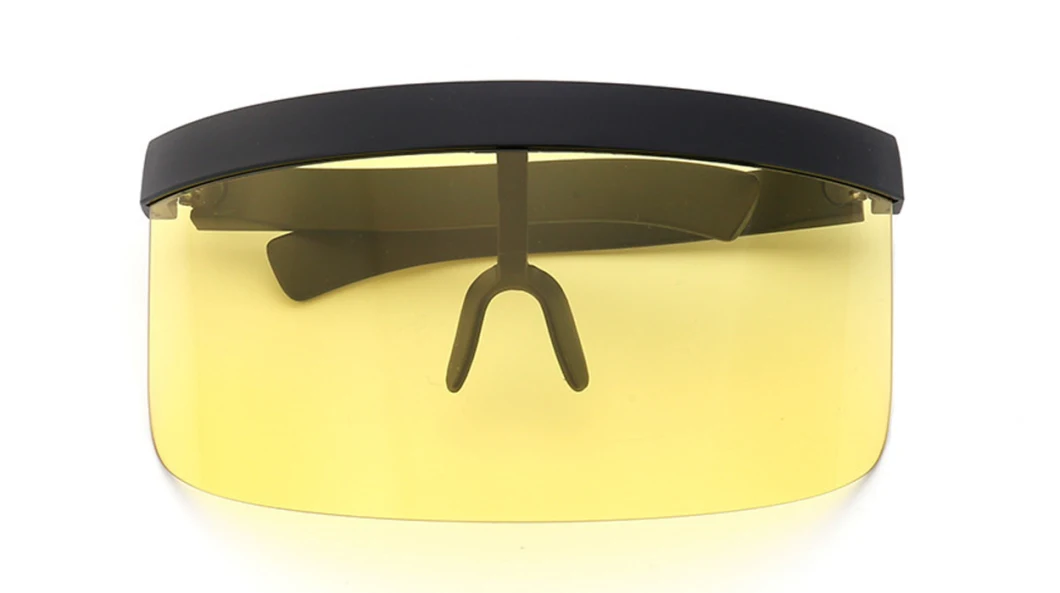 Kenbo 2020 Oversized Shield Visor Sunglasses Women Flat Shades Men Windproof Protective Eyewear