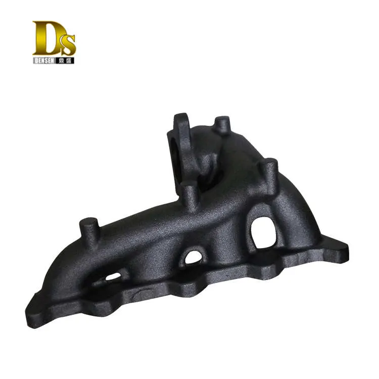 Densen Customized Casting Manifold, Ductile Iron Clay Sand Casting Exhaust Manifold, Tractor Exhaust Manifold