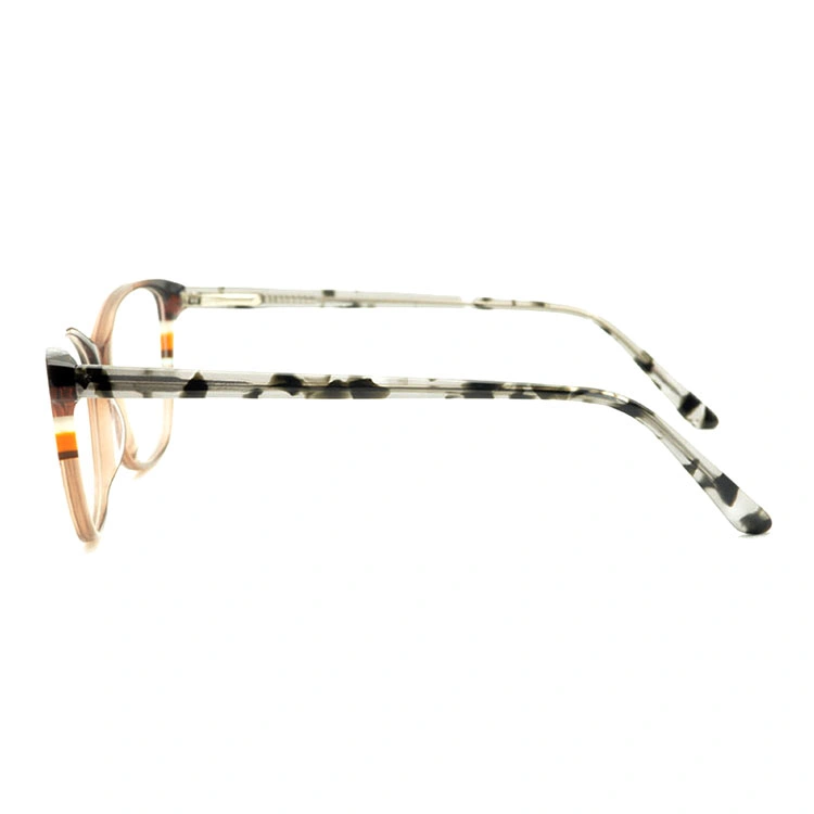 2021 Fashionable Oversized Crystal Reading Glasses with Black Demi Temple
