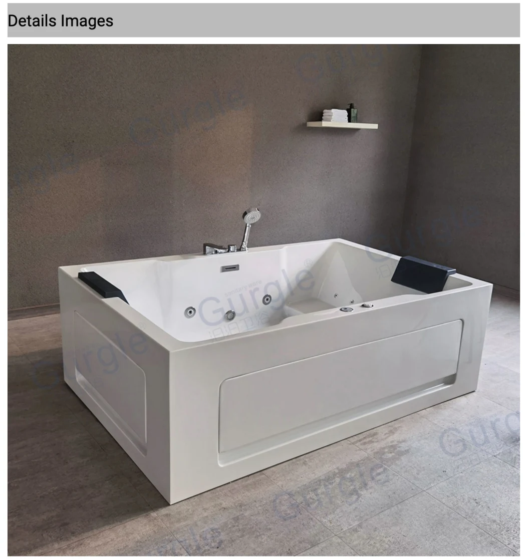 for Sale Jetted Whirlpool Couples Acrylic Massage Bathtub