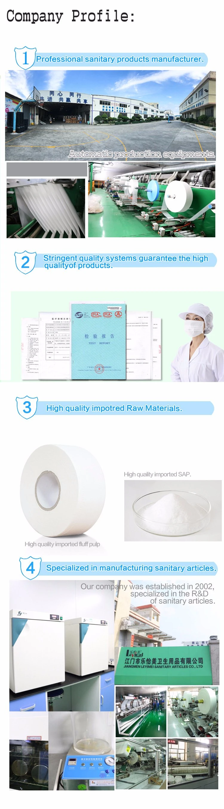 2018 Magic Tape 3D Leak Guard Wetness Indicator Disposable Cotton Adult Diapers for Inconvenience and Elderly