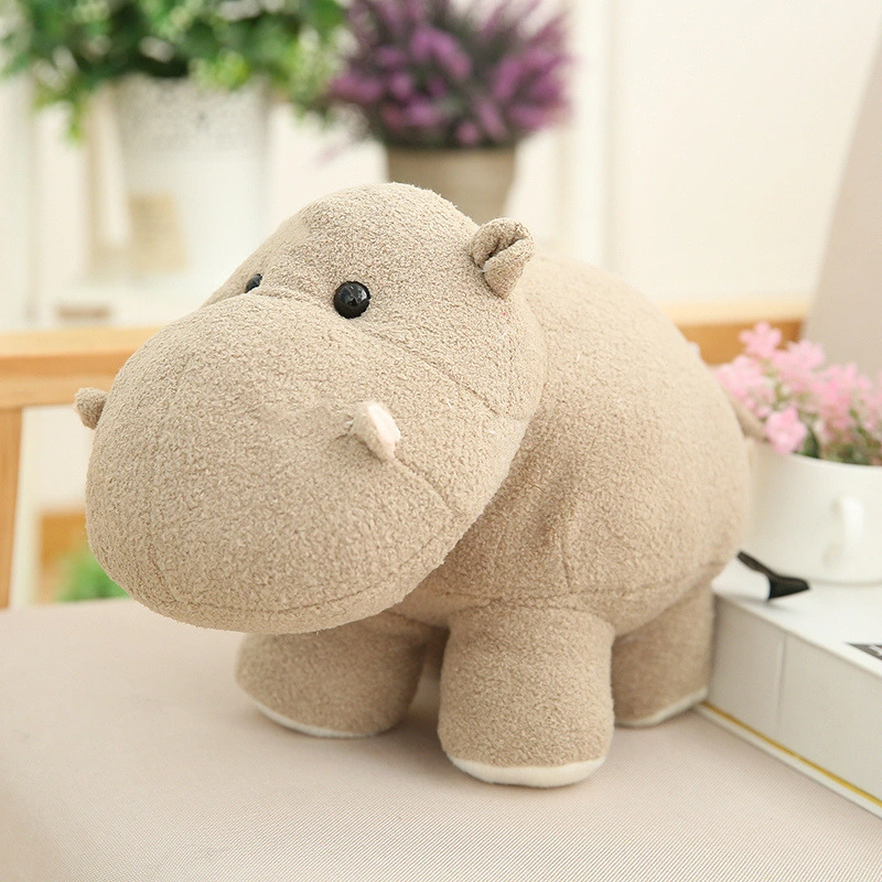 New Design Free Sample Hippopotamus and Elephant Stuffed Hippo Plush Hippos and Elephant Toy