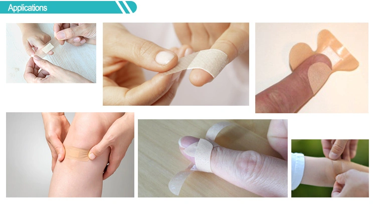China Factory Waterproof Bandage Wound Adhesive Plaster Bandages Strips