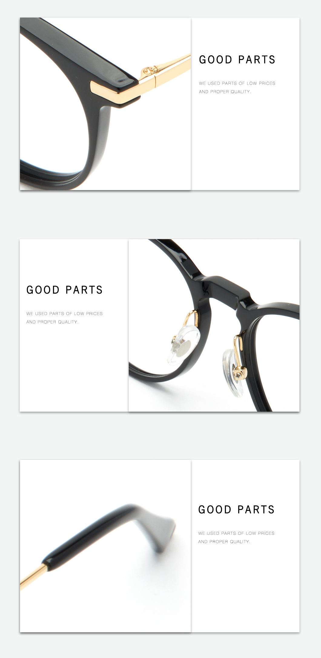 Fashion Optical Eye Glasses Frame, Acetate&Metal High Quality Reading Eyeglasses