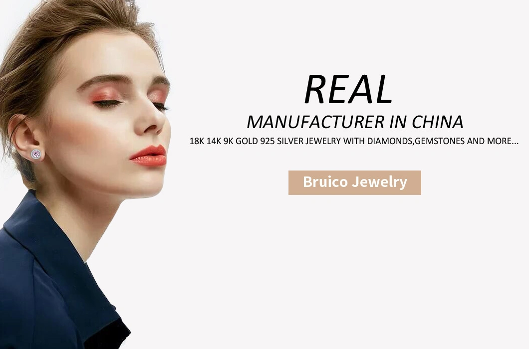 Elegant Fashion Wholesale Jewellery 925 Sterling Silver Jewelry Water Drop Earring with Zirconia for Women