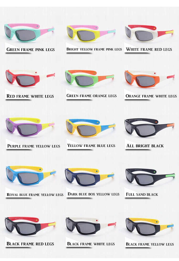 Wholesale 2020 New Silicone Children's Sunglasses Polarized Riding Sports Sunglasses Baby Sunglasses