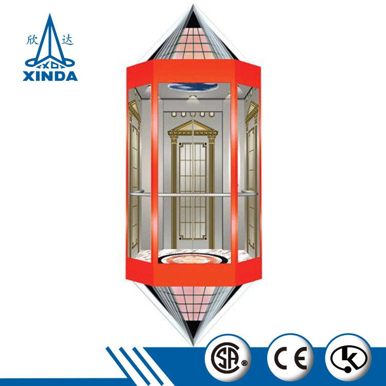 Glass Passenger Elevator Lift Small Observation Elevator