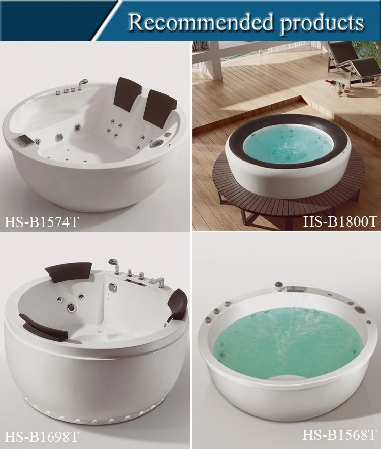 Luxury Freestanding Soaking Tub Round Bathtub Mini