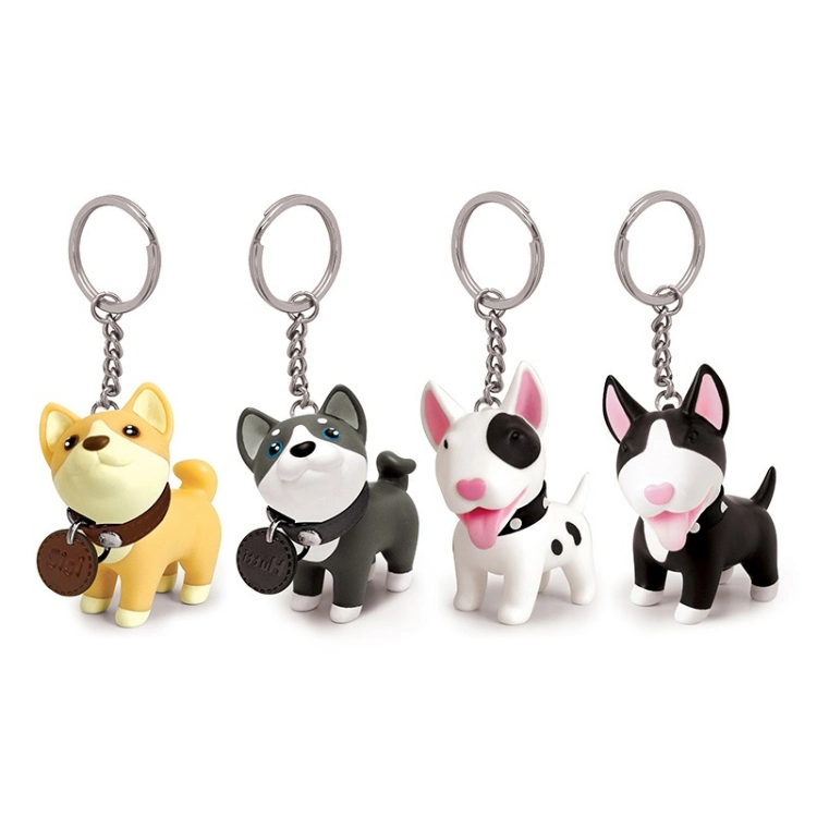 Customized Cute Cartoon Mini Figurine Keychains Toy for Children