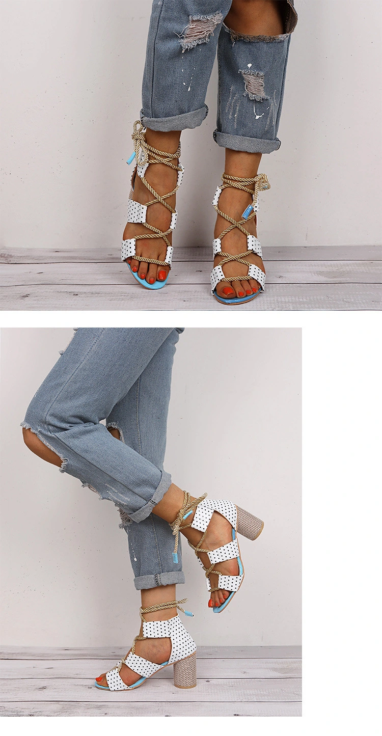 New Design Women's Sandals, Thick Heel Sandals for Women, Fashionable Women Sandal