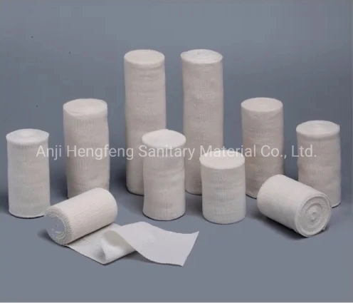 55GSM Medical Approved Elastic Thick PBT Bandage 10cm X 4m