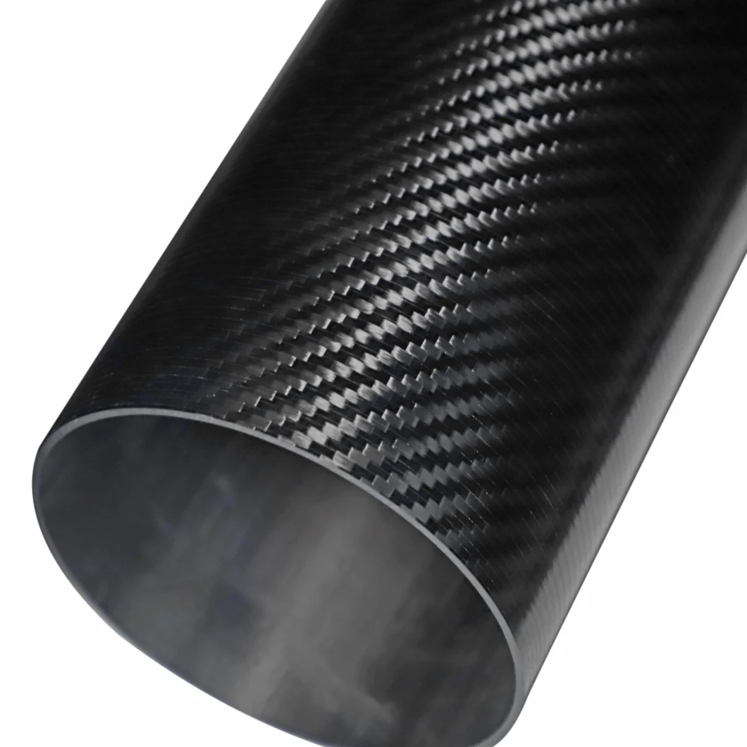 Carbon Fiber Tube 8000mm*200mm*204mm with Cheap Price Large Diameter Carbon Roll Wrapped Pipe