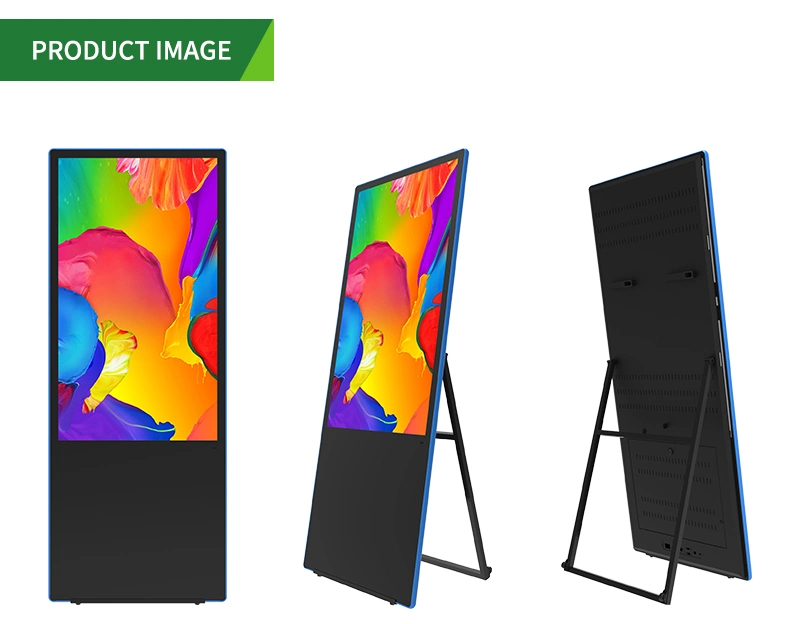 Free Standing 43 Inch Stand Alone Android WiFi LCD Digital Signage Monitor