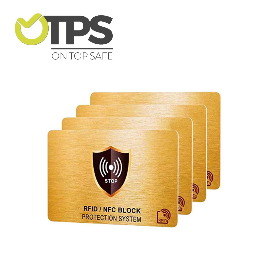 High Quality Blocking Card with Logo NFC Blocking Card RFID Blocking