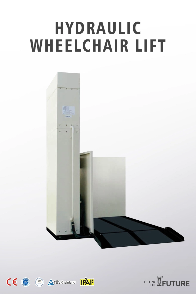 2.5m Vertical Home Wheelchair Elevator Lift for Disabled People