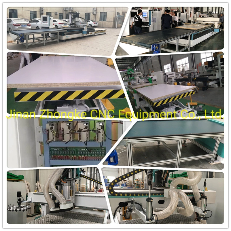 Auto Loading Unloading Table Wood Carving Machine