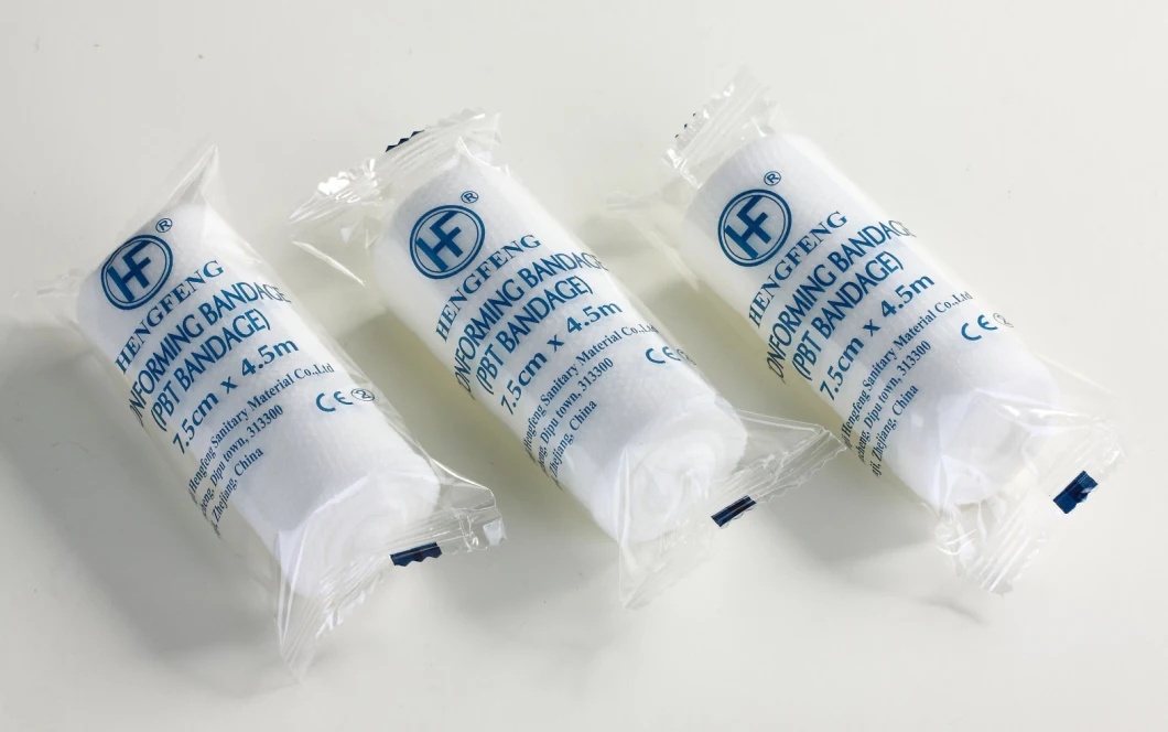 Medical Disposable Conforming PBT Bandage 5 Cm X 4.5 M