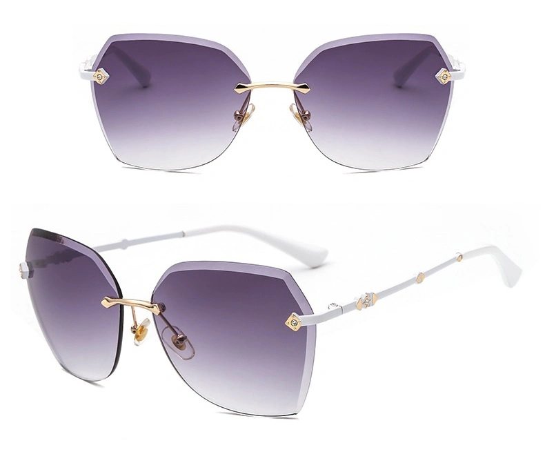 New Style Frameless Eyewear Metal Glasses Sunglasses