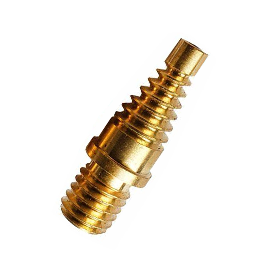 CNC Turning Machine Parts Brass Cue Joint Custom Copper Joint Billiard Cue Joint Bolt Screw