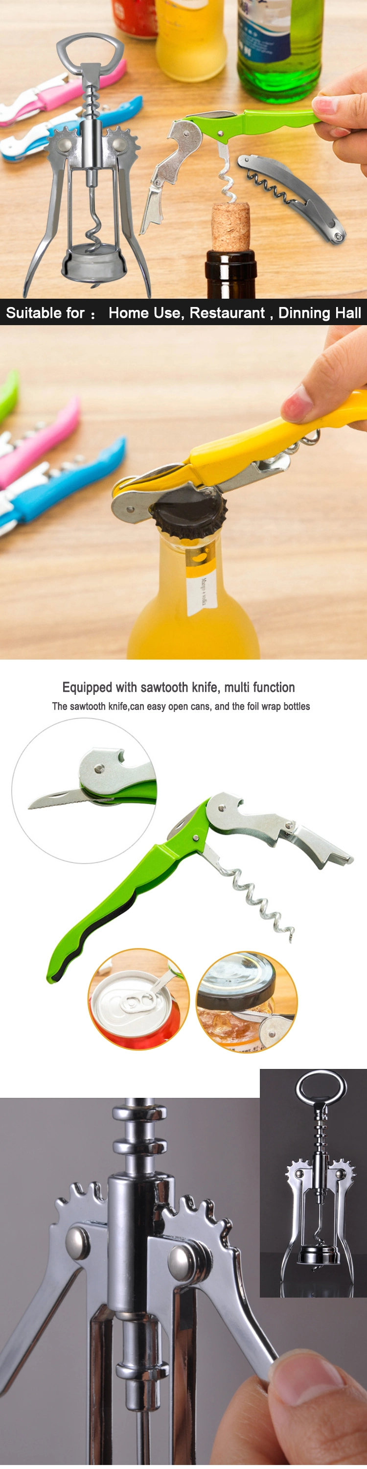 Good Quality Wine Opener Corkscrew Custom Keychain Beer Bottle Opener/ Wine Opener/ Custom Wine Corkscrew
