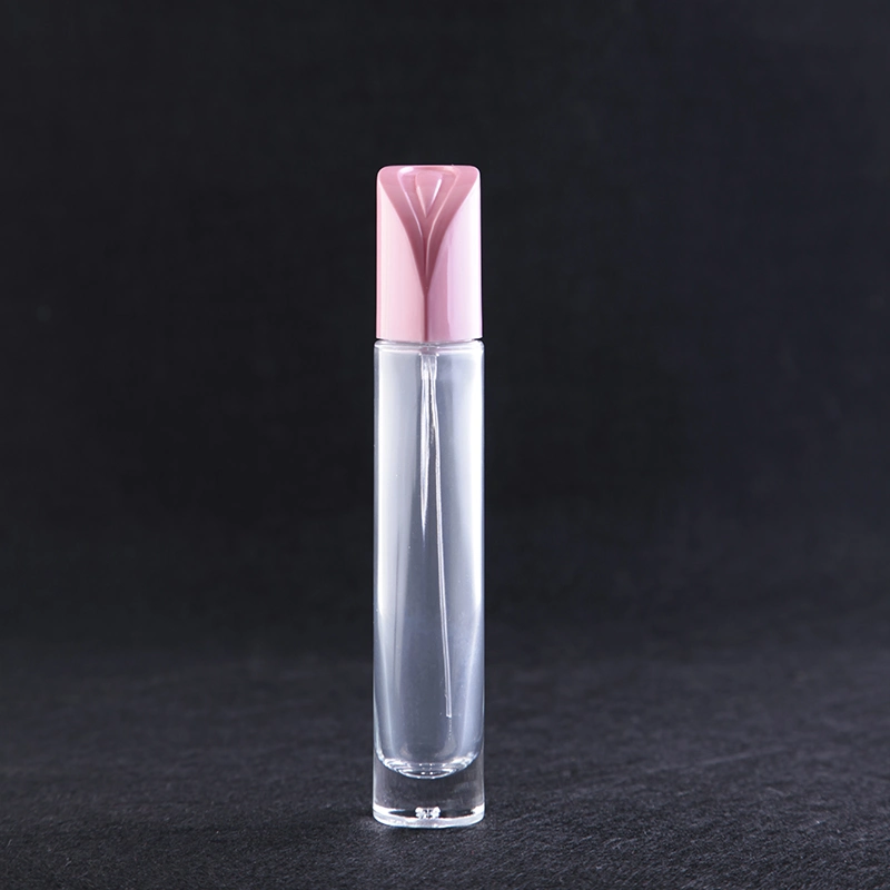 10ml Tube Glass Perfume Bottle with Aluminium Sprayer Cap, 10ml Crystal Glass Bottle for Perfume Package