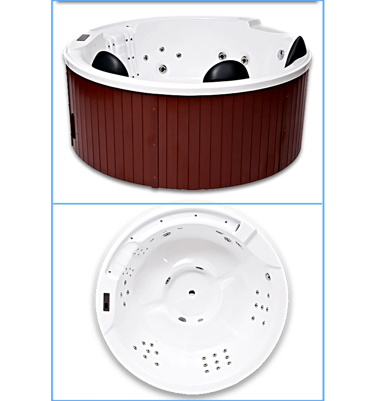New Arrival Round Acrylic Massage Hot Tub with Aristech Acrylic