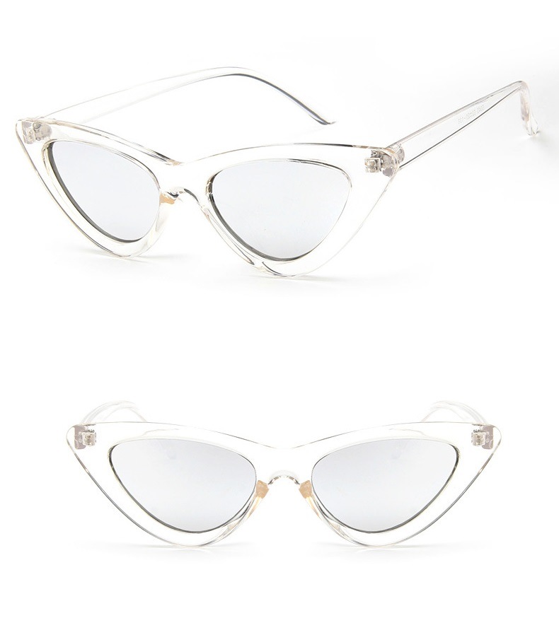 Retro Triangle Cat Eye Sunglasses Sunglasses Sunglasses Metal Hinge