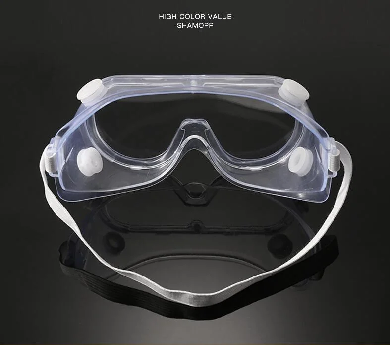 FDA Ce Transparent Goggles Disposable Safety Goggles Anti Fog Spray for Goggles