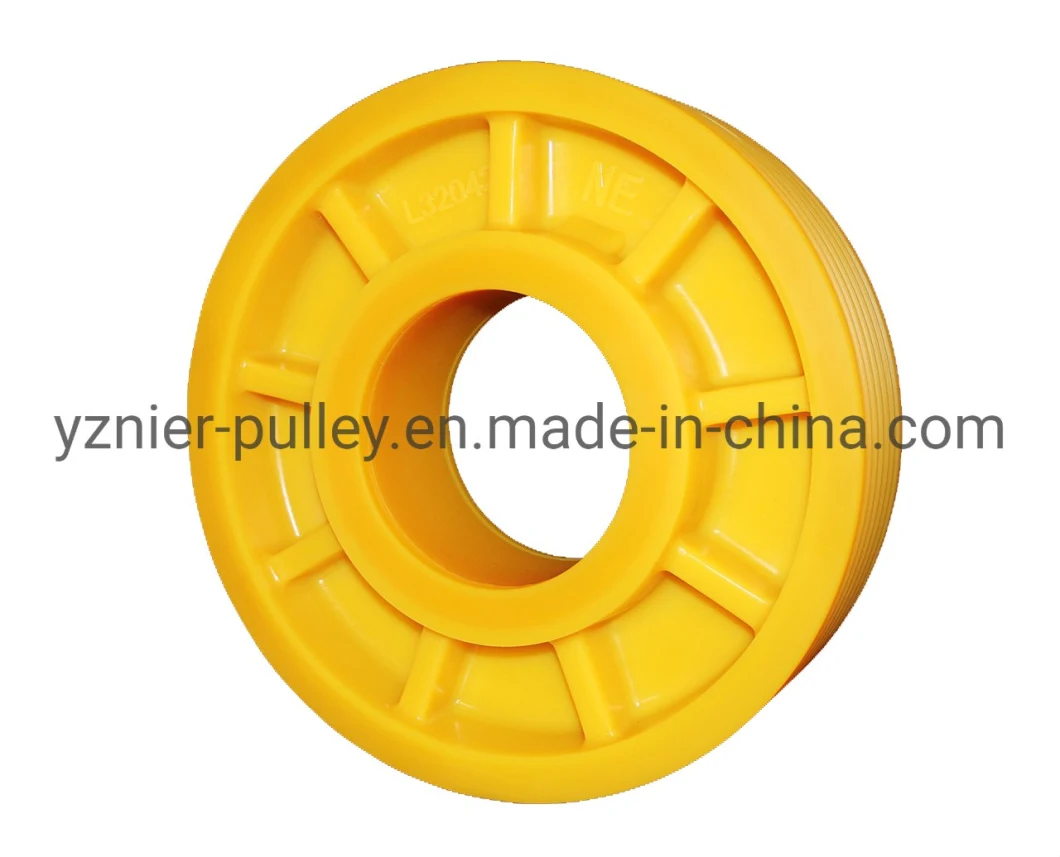 Mc Nylon Rope Pulley Elevator Nylon Driving Sheave Lift Pulley