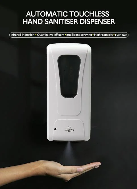 1200ml 1000ml Automatic Sensor Mist Spray Soap Container Disinfection Hand Washer Automatic Soap Dispenser