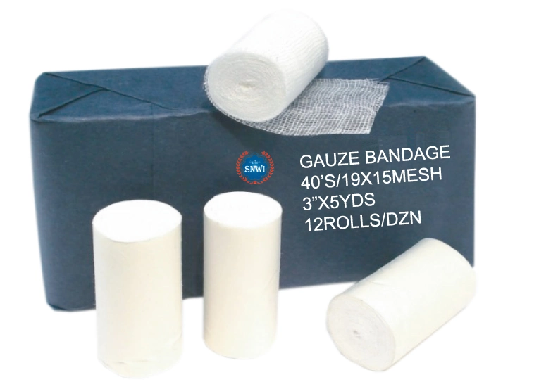 Disposable Medical Hospital Gauze Supply Skin Color High Elastic Cotton Crepe Bandage